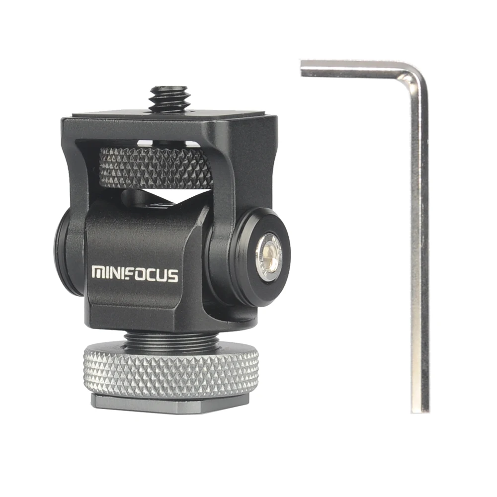 MINIFOCUS 180 Degree Tilt Arm Bracket Rotary Mini Hot Shoe Stand Monitor Mount Base Adapter 1/4'' Inch Screw for DSLR Camera Mic
MINIFOCUS 180 Degree Tilt Arm Bracket Rotary Mini Hot Shoe Stand Monitor Mount Base Adapter 1/4'' Inch Screw for DSLR Camera Mic