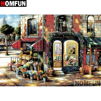 HOMFUN Full Square/Round Drill 5D DIY Diamond Painting "flower shop" Embroidery Cross Stitch 5D Home Decor Gift A08793
HOMFUN Full Square/Round Drill 5D DIY Diamond Painting "flower shop" Embroidery Cross Stitch 5D Home Decor Gift A08793