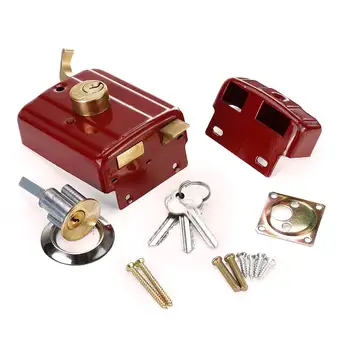 Cast Iron Anti-theft Exterior Door Retro Red Locks Multiple Insurance Lock Wooden Door Lock Security
Cast Iron Anti-theft Exterior Door Retro Red Locks Multiple Insurance Lock Wooden Door Lock Security