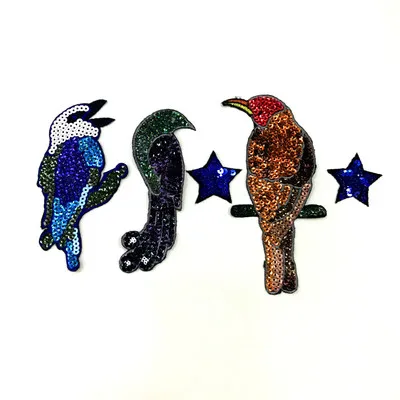bird star set sequins patch embroidered applique clothing iron on patch parches termoadhesivos para ropa parche bordado
bird star set sequins patch embroidered applique clothing iron on patch parches termoadhesivos para ropa parche bordado