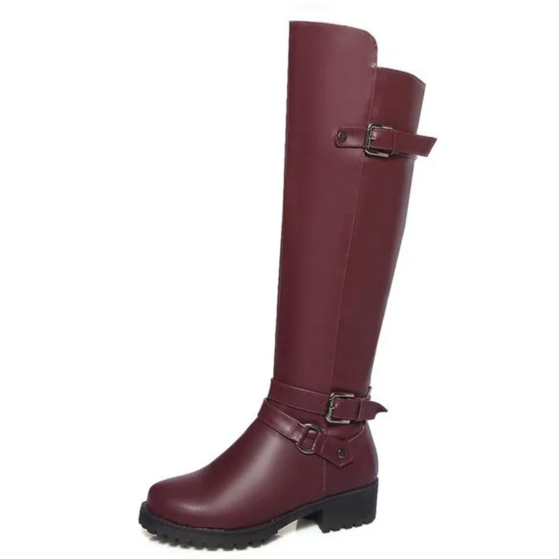 winter New pattern Middle heel Round head Martin boots Side zipper Over the knee Keep warm Large code tube-shaped Women Boot
winter New pattern Middle heel Round head Martin boots Side zipper Over the knee Keep warm Large code tube-shaped Women Boot