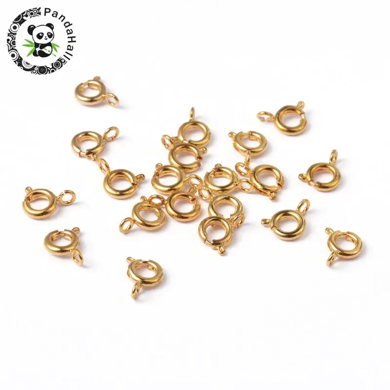 20pcs 6mm Golden Tone Jewelry Components Brass Spring Ring Clasps Jewelry Findings for Diy , Hole: 1.5mm
20pcs 6mm Golden Tone Jewelry Components Brass Spring Ring Clasps Jewelry Findings for Diy , Hole: 1.5mm