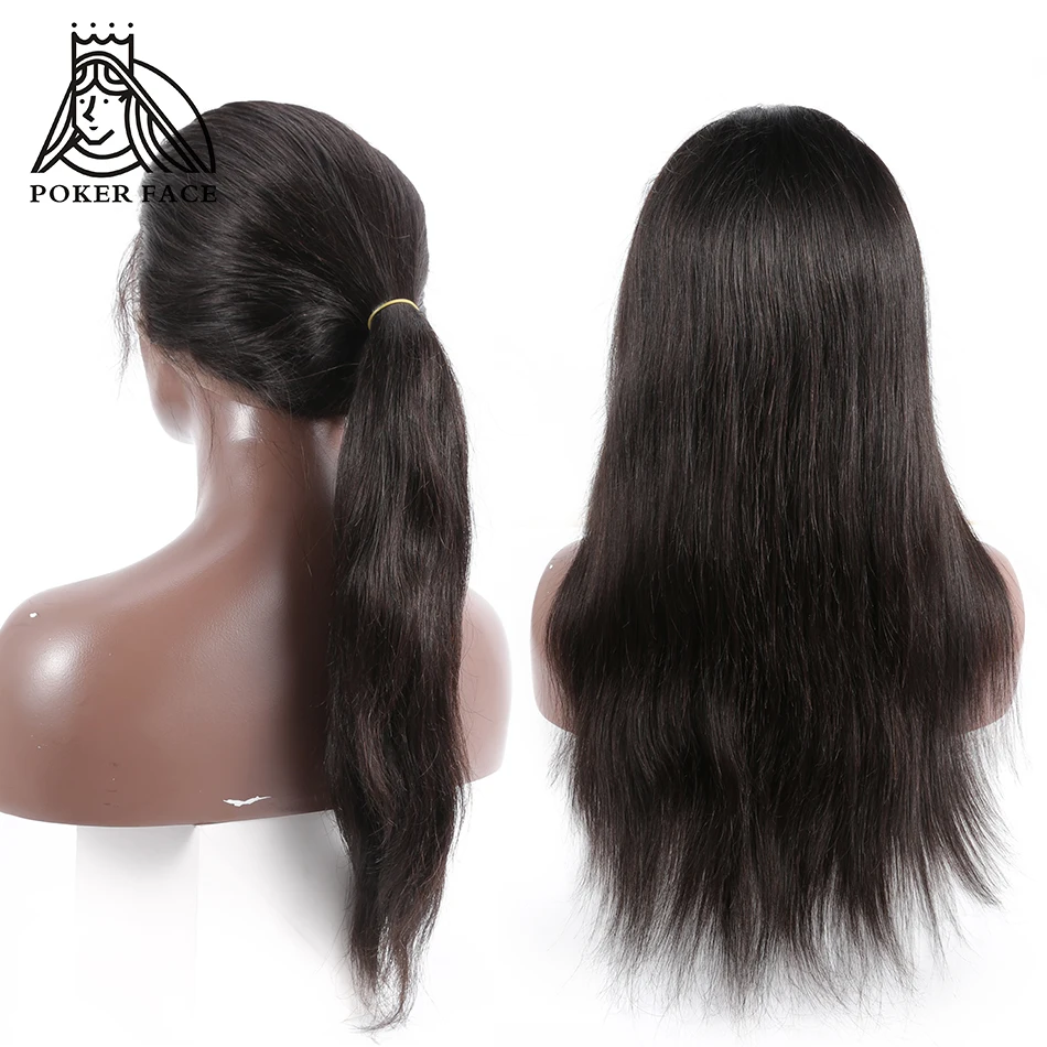 Poker Face Straight Remy 360 Lace Frontal Wig Peruvian Human Hair 180 Density Wig For Black Women Natural Color can be dye
Poker Face Straight Remy 360 Lace Frontal Wig Peruvian Human Hair 180 Density Wig For Black Women Natural Color can be dye