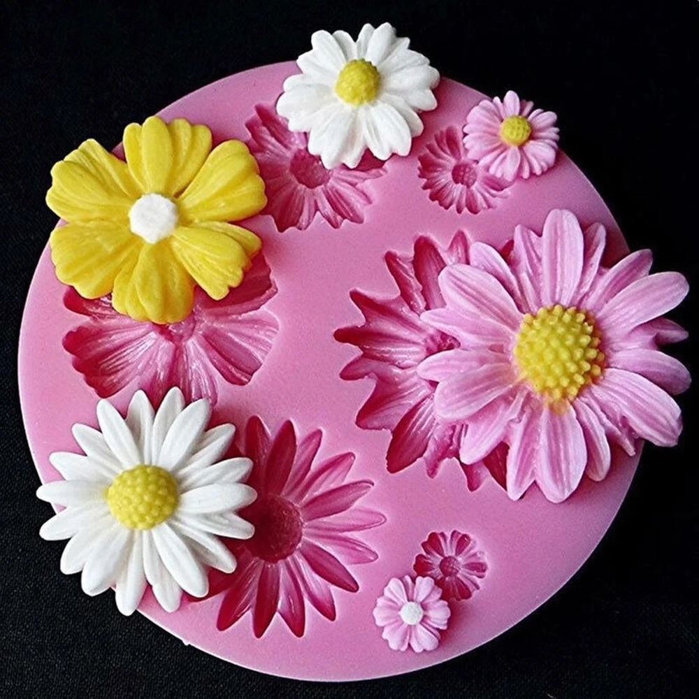 Jello Candy Daisy Flower Soap Mould German Cornflower Chocolate DIY Cake Decorating Tool Silicone Foudant Cake Molds Set
Jello Candy Daisy Flower Soap Mould German Cornflower Chocolate DIY Cake Decorating Tool Silicone Foudant Cake Molds Set