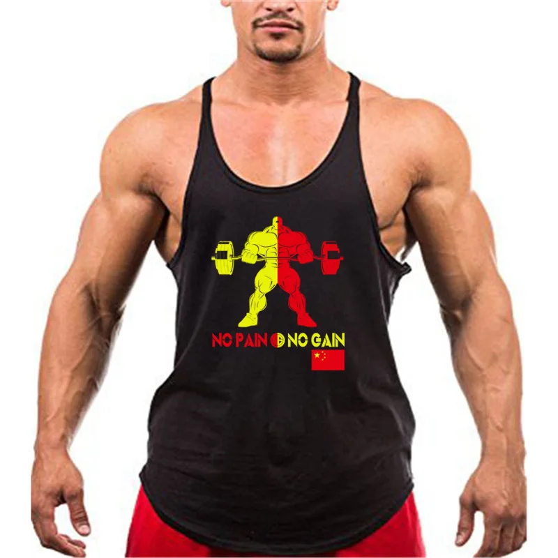 Muscleguys Brand Hulk gyms tank top bodybuilding stringer singlet men no pain no gain fitness clothing Y back sleeveless shirt
Muscleguys Brand Hulk gyms tank top bodybuilding stringer singlet men no pain no gain fitness clothing Y back sleeveless shirt