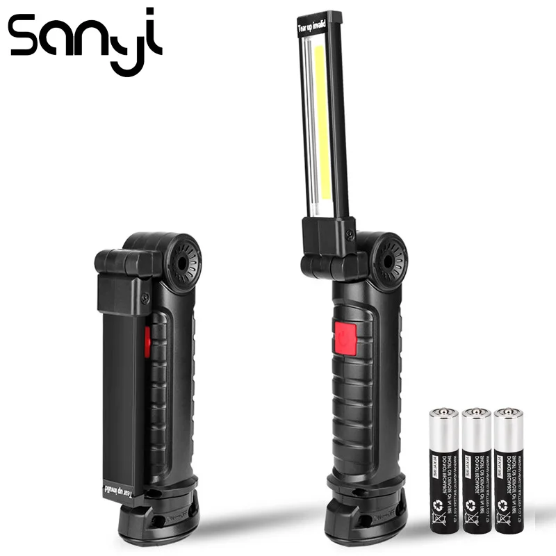 SANYI 5 Modes LED Portable Lamp Lantern Power by 3*AAA Battery Strong Magnetic Hooking Flashlight Torch for Camping Hunting
SANYI 5 Modes LED Portable Lamp Lantern Power by 3*AAA Battery Strong Magnetic Hooking Flashlight Torch for Camping Hunting
