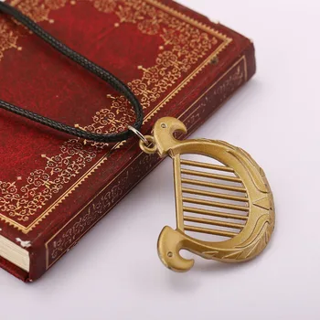 12pcs/lot Game The Legend of Zelda collar necklace Jewelry anime game Alloy bronze harp Pendant rope Necklace drop shipping
12pcs/lot Game The Legend of Zelda collar necklace Jewelry anime game Alloy bronze harp Pendant rope Necklace drop shipping