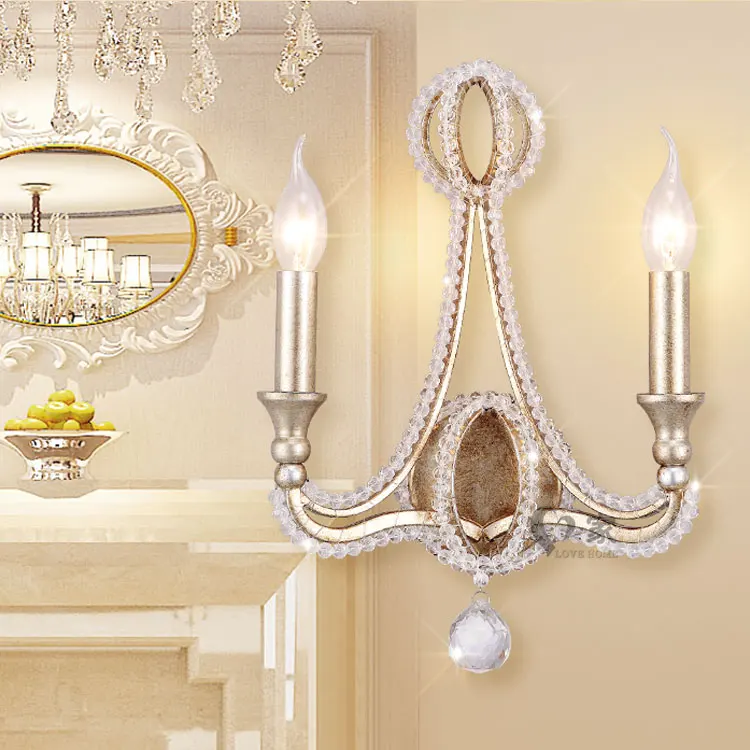 2016 Art Deco European 2 Head Hand Knitted Golden Wall Lamp French Simple Romantic Crystal Led Wall Lamp
2016 Art Deco European 2 Head Hand Knitted Golden Wall Lamp French Simple Romantic Crystal Led Wall Lamp