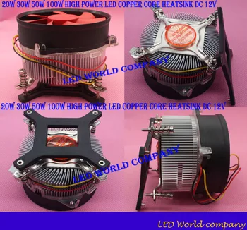 Hot 20W 30W 50w 100w high power led Copper core heatsink DC 12V led cooling fan led high power LED bulb radiator free shipping
Hot 20W 30W 50w 100w high power led Copper core heatsink DC 12V led cooling fan led high power LED bulb radiator free shipping