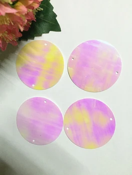 60pcs Large Round Sequins 50mm PVC Flat Paillette Craft Wedding Decoration 2 Side Holes White AB
60pcs Large Round Sequins 50mm PVC Flat Paillette Craft Wedding Decoration 2 Side Holes White AB