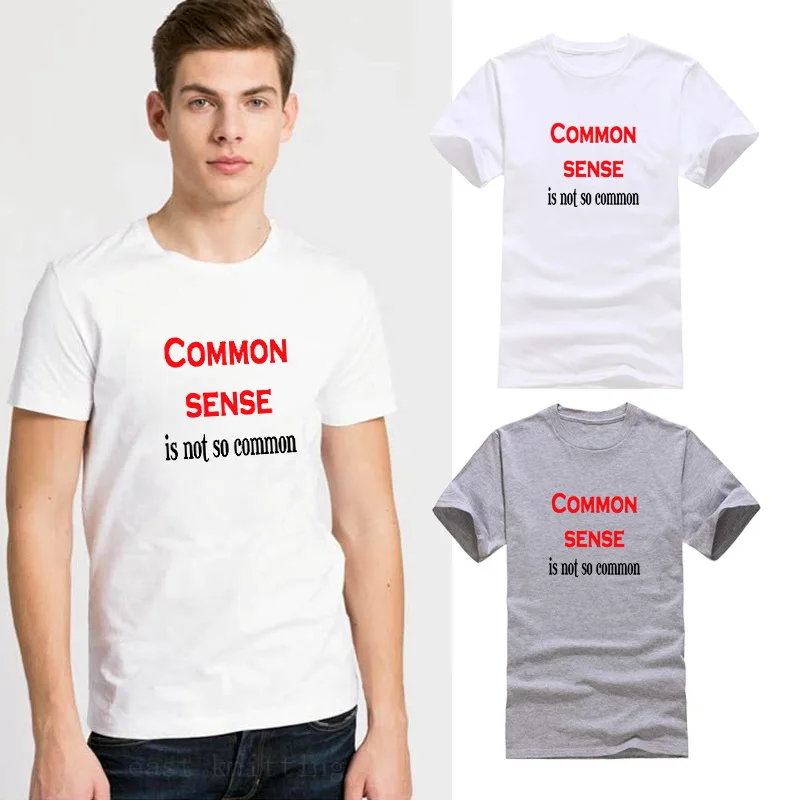 BTFCL 2019 T Shirt Men New Letter PrintedCOMMON SENSE is not so common Men's Funny T-shirt Streetwear
BTFCL 2019 T Shirt Men New Letter PrintedCOMMON SENSE is not so common Men's Funny T-shirt Streetwear