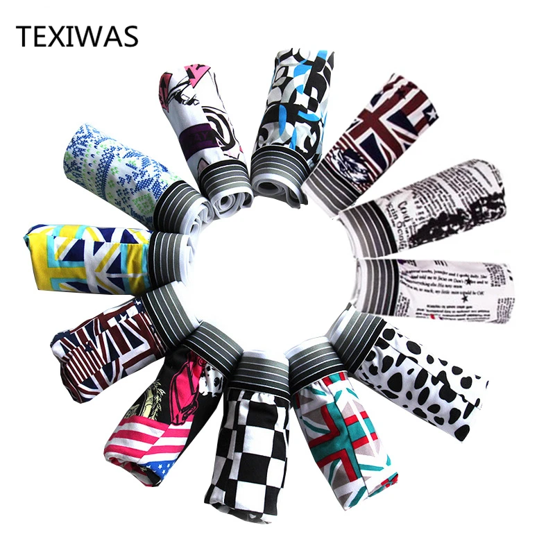 TEXIWAS 10Pcs/lot Fashion Silk Underwear Men Cartoon Print Man Boxers Homme Comfortable Underpants Soft Breathable Male Panties
TEXIWAS 10Pcs/lot Fashion Silk Underwear Men Cartoon Print Man Boxers Homme Comfortable Underpants Soft Breathable Male Panties