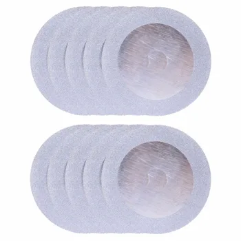 Flexsteel 10pcs Sliver Diamond 4" 10cm Round Circular Disc Cutting and Grinding Saw Blade Wheel for Dremel Rotary Tools
Flexsteel 10pcs Sliver Diamond 4" 10cm Round Circular Disc Cutting and Grinding Saw Blade Wheel for Dremel Rotary Tools