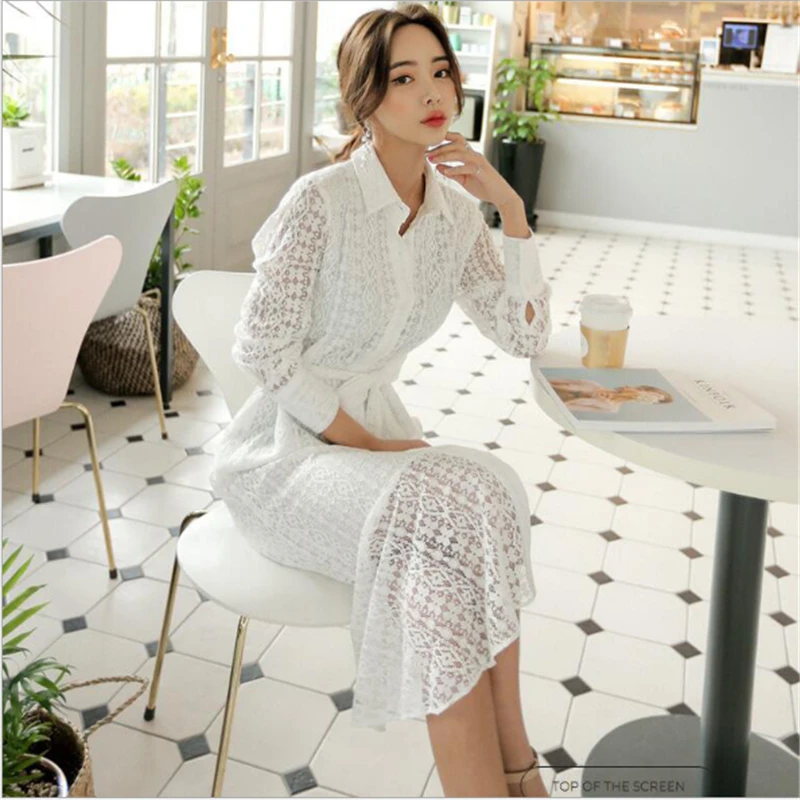 2019 Beautiful Fashion Spring Autumn New Women Long Sleeved Dress Retro Collar Casual Slim Dresses Lace Dresses
2019 Beautiful Fashion Spring Autumn New Women Long Sleeved Dress Retro Collar Casual Slim Dresses Lace Dresses