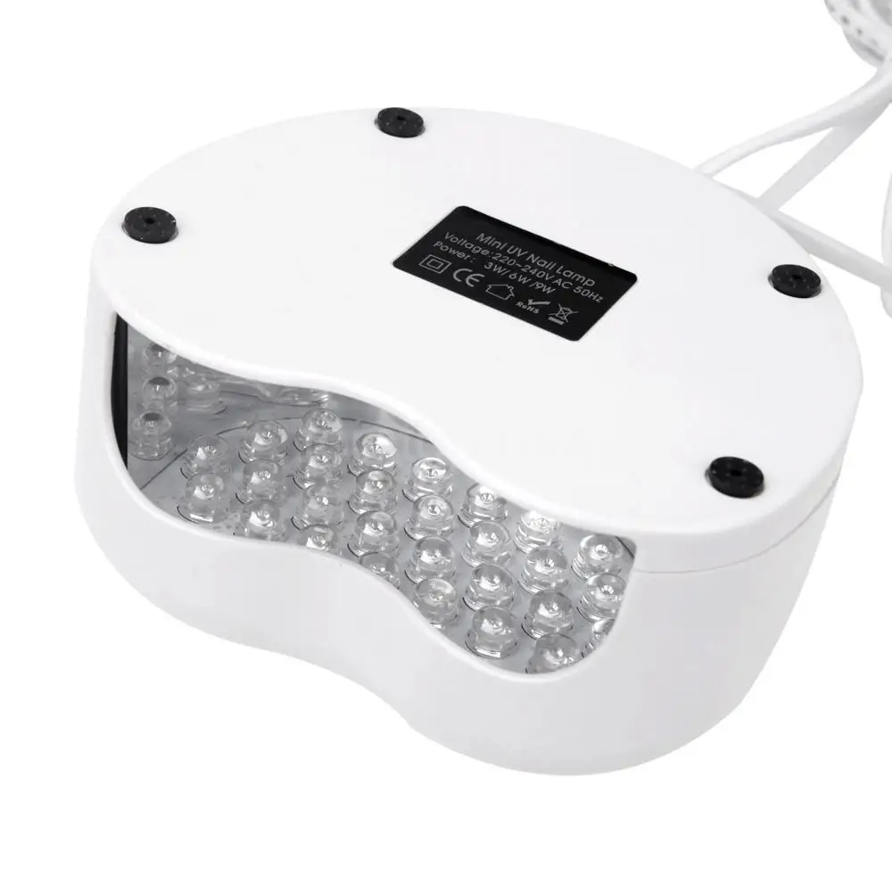 3W 220V Прекрасный Сердце УФ гель для ногтей салон Сушилка отверждающая лампа