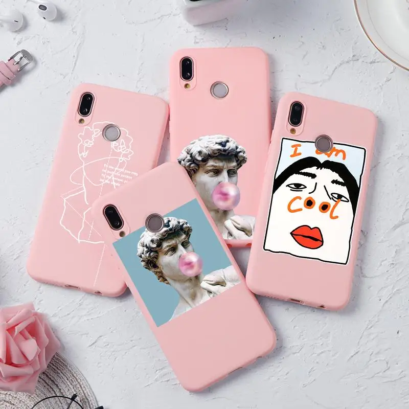 Matte Color Case FOR Huawei nova 3 3e 4 4e Honor 9 10 8X Lite Y6 7A Pro View 20 Y5 Prime Y9 2019 2018 Coque Silicone Sculpture
Matte Color Case FOR Huawei nova 3 3e 4 4e Honor 9 10 8X Lite Y6 7A Pro View 20 Y5 Prime Y9 2019 2018 Coque Silicone Sculpture