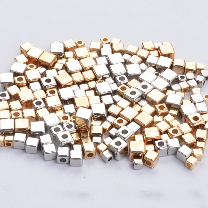 High Quality Plastic CCB Beads Gold/Rhodium Square shape Plated Loose Spacer Beads For Necklace Bracelet Jewelry Making
High Quality Plastic CCB Beads Gold/Rhodium Square shape Plated Loose Spacer Beads For Necklace Bracelet Jewelry Making