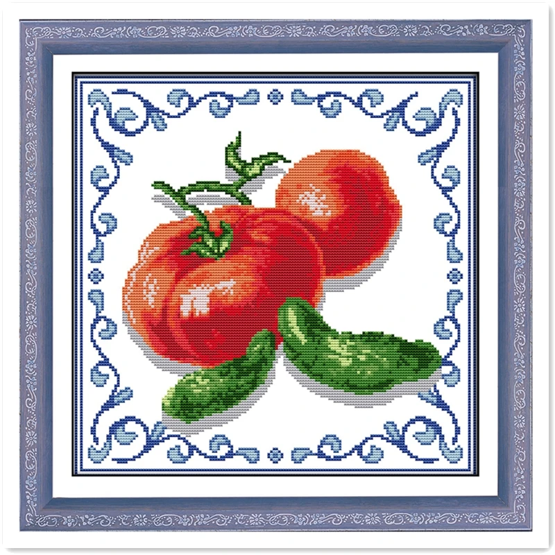 Tomato Painting Chinese Counted Cross Stitch Pattern 11CT 14CT Printed On Canvas DIY SET Embroidery Cross Set Cross Stitch Kit
Tomato Painting Chinese Counted Cross Stitch Pattern 11CT 14CT Printed On Canvas DIY SET Embroidery Cross Set Cross Stitch Kit