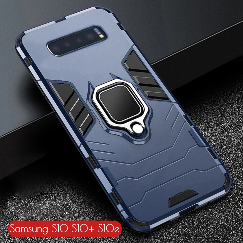 For Samsung Galaxy S10 Case Armor PC Cover Finger Ring Holder Phone Case For Samsung S 10 S10e S10 Plus Cover TPU Rim Bumper
For Samsung Galaxy S10 Case Armor PC Cover Finger Ring Holder Phone Case For Samsung S 10 S10e S10 Plus Cover TPU Rim Bumper