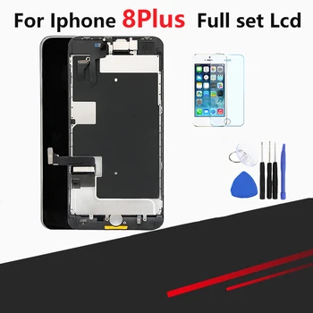 LCD Display For iPhone 8 plus Touch Screen Digitizer Full Assembly with front camera + flex sensor + small parts
LCD Display For iPhone 8 plus Touch Screen Digitizer Full Assembly with front camera + flex sensor + small parts