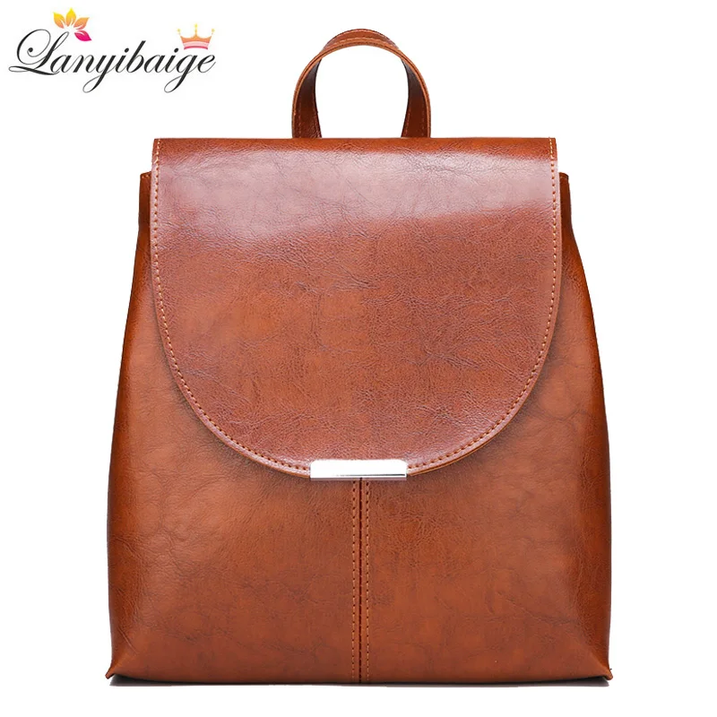 2019 New Women Vintage Backpack Brand Leather Lady Backpack Large Capacity School Bag For Girls Leisure Shoulder Bags For Women
2019 New Women Vintage Backpack Brand Leather Lady Backpack Large Capacity School Bag For Girls Leisure Shoulder Bags For Women