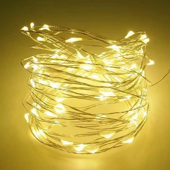 5M 50 LED Battery Operated LED Copper Wire String Lights for Xmas Garland Party Wedding Decoration Christmas Fairy Lights
5M 50 LED Battery Operated LED Copper Wire String Lights for Xmas Garland Party Wedding Decoration Christmas Fairy Lights