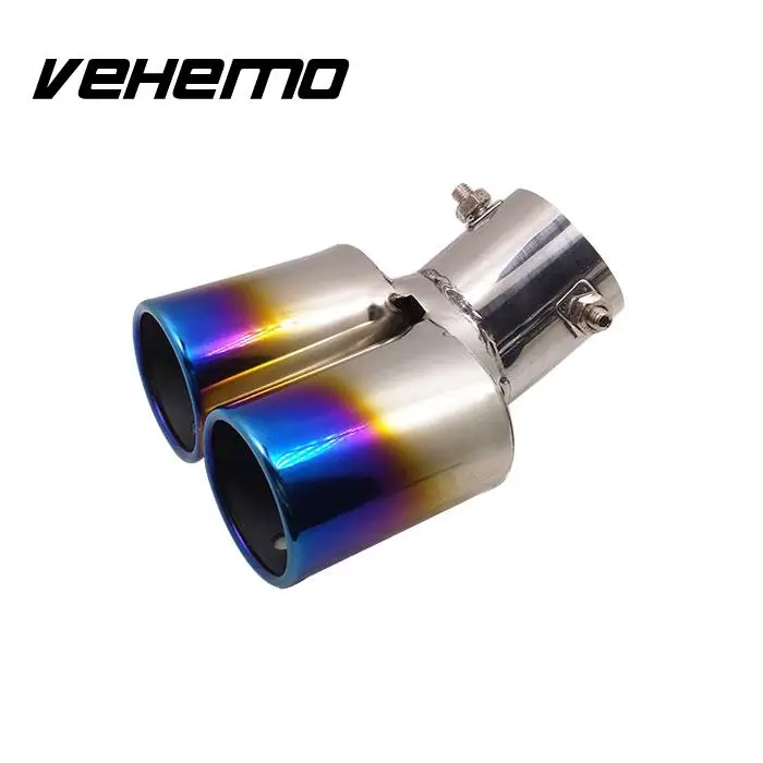 Vehemo Auto Car Twins Curved Exhaust Rear Pipe Silencer Stainless Steel Universal
Vehemo Auto Car Twins Curved Exhaust Rear Pipe Silencer Stainless Steel Universal