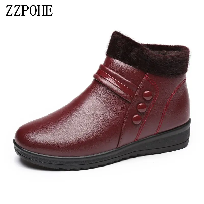 ZZPOHEwinter mother cotton shoes waterproof plus warm comfortable grandma shoes elderly flat women boots Ladies Ankle Snow Boots
ZZPOHEwinter mother cotton shoes waterproof plus warm comfortable grandma shoes elderly flat women boots Ladies Ankle Snow Boots