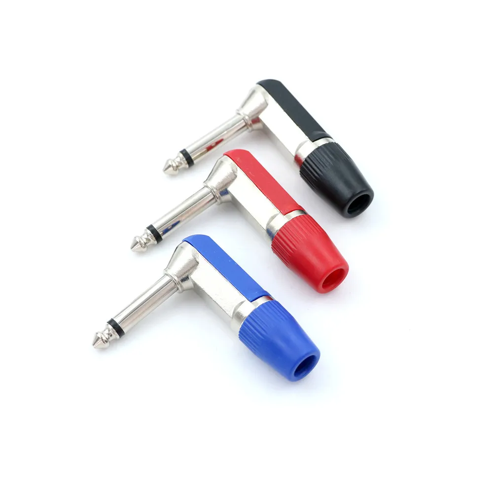 1Pcs 1/4 Inch 6.35mm 2 Pole Mono Male Jack Right Angle Guitar Plug Adapter Connector With Metal End Nickel Plated
1Pcs 1/4 Inch 6.35mm 2 Pole Mono Male Jack Right Angle Guitar Plug Adapter Connector With Metal End Nickel Plated