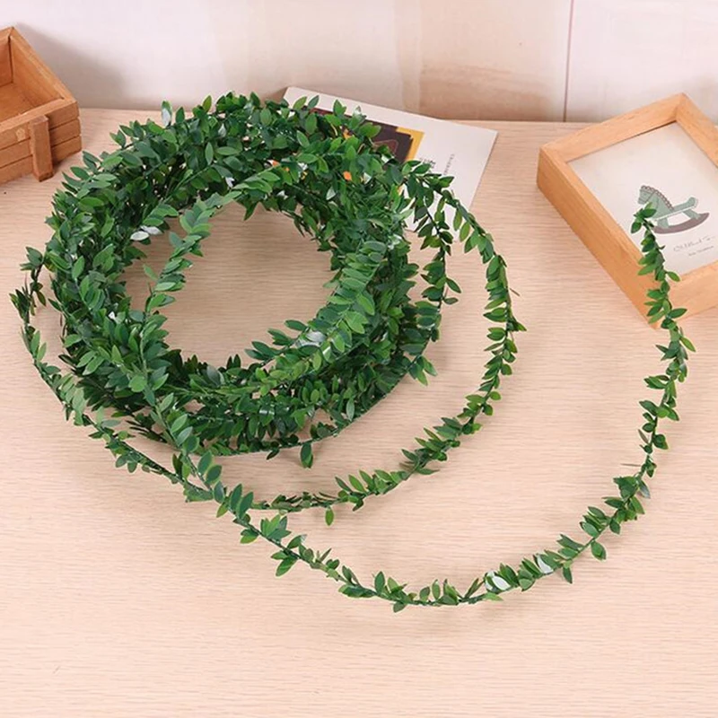 7.5M Silk Garland Green Leaf Iron Wire Artificial Flower Vine Rattan For Wedding Car Decoration DIY Wreath Flowers
7.5M Silk Garland Green Leaf Iron Wire Artificial Flower Vine Rattan For Wedding Car Decoration DIY Wreath Flowers