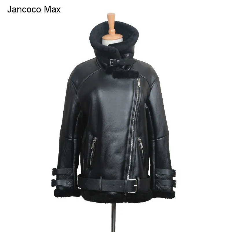 2017 Motorcycle Leather Punk Jacket Biker Jacket Women Men Genuine Leather Coat With Real Fur S1640
2017 Motorcycle Leather Punk Jacket Biker Jacket Women Men Genuine Leather Coat With Real Fur S1640