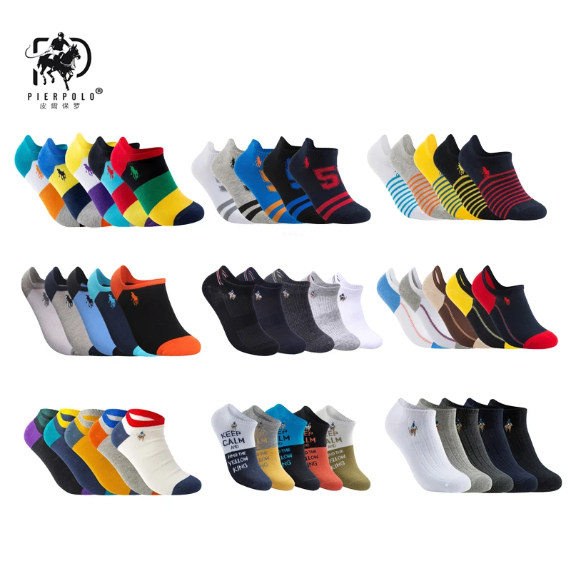 PIER POLO Socks Men Hot Sale Summer Socks Cotton Men's Fashion Short Socks 5 pairs/lot harajuku Happy Socks Men
PIER POLO Socks Men Hot Sale Summer Socks Cotton Men's Fashion Short Socks 5 pairs/lot harajuku Happy Socks Men