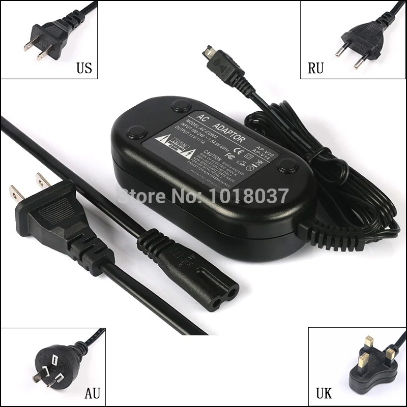 AC Power Adapter / Charger For JVC GR-DX37 GR-DX48 GR-DX57 GR-SXM37 GR-SXM38 GR-SXM50 GZ-MS120
AC Power Adapter / Charger For JVC GR-DX37 GR-DX48 GR-DX57 GR-SXM37 GR-SXM38 GR-SXM50 GZ-MS120