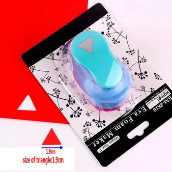 1" 1.9cm triangle punch diy craft hole puncher for scrapbooking punches eva maker Kids scrapbook paper cutter Embossing sharper
1" 1.9cm triangle punch diy craft hole puncher for scrapbooking punches eva maker Kids scrapbook paper cutter Embossing sharper