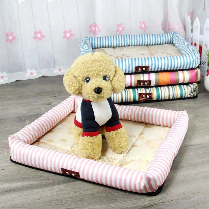 Waterproof Summer Cool Cat Mat Ice Silk Cloth Puppy Cushion Tear Resistant Dog Bed Small and Large Animal Nest Non-slip Cats Pad
Waterproof Summer Cool Cat Mat Ice Silk Cloth Puppy Cushion Tear Resistant Dog Bed Small and Large Animal Nest Non-slip Cats Pad