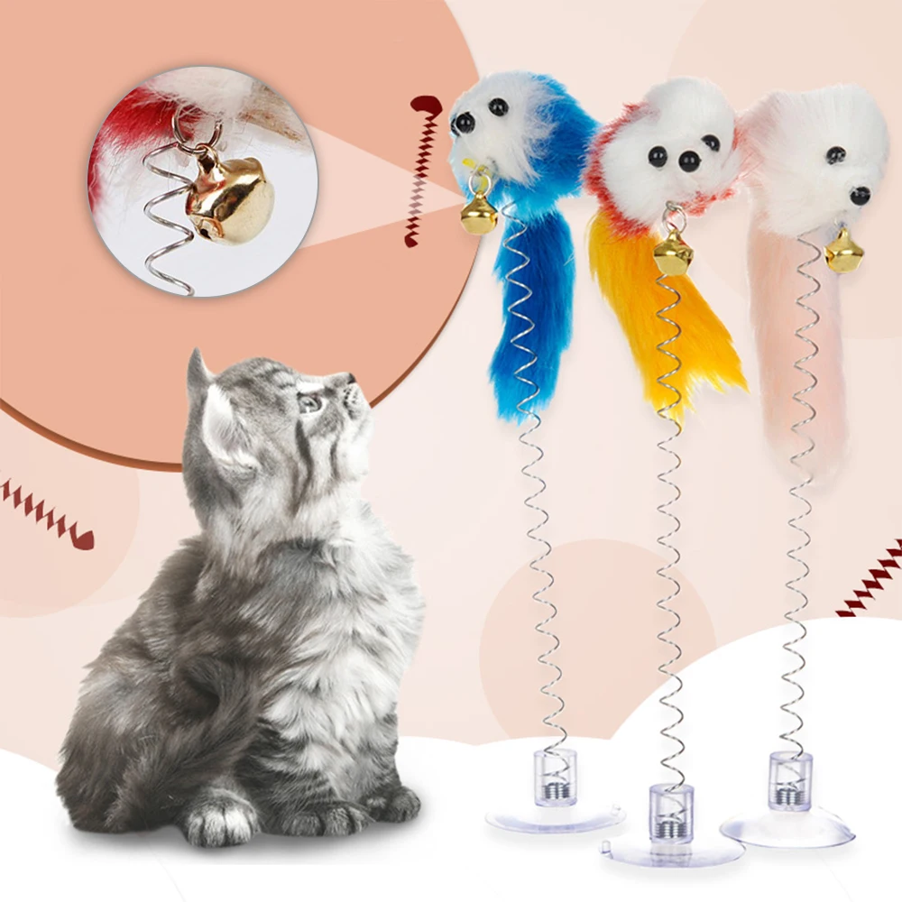 1/3Pcs Funny Cat Toys Elastic Feather False Mouse Bottom Sucker Toys for Cat Kitten Playing Pet Seat Scratch Toy Pet Cat Product
1/3Pcs Funny Cat Toys Elastic Feather False Mouse Bottom Sucker Toys for Cat Kitten Playing Pet Seat Scratch Toy Pet Cat Product