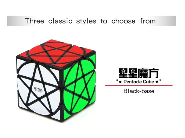 New QiYi Mofangge Pentacle Magic Cube Puzzle Five-pointed Twisty Star Cube Puzzles special Cubo Magico Learning Education Toys
New QiYi Mofangge Pentacle Magic Cube Puzzle Five-pointed Twisty Star Cube Puzzles special Cubo Magico Learning Education Toys