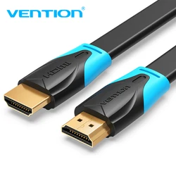 Vention Кабель HDMI 2,0 v 1 м 2 м 3 м 5 м 8 м 10 м супер Скорость 4K HDMI 2,0 кабель 3D 60 Гц для HDTV ЖК-дисплей проектор Ноутбук PS3 кабель HDMI, Aliexpress