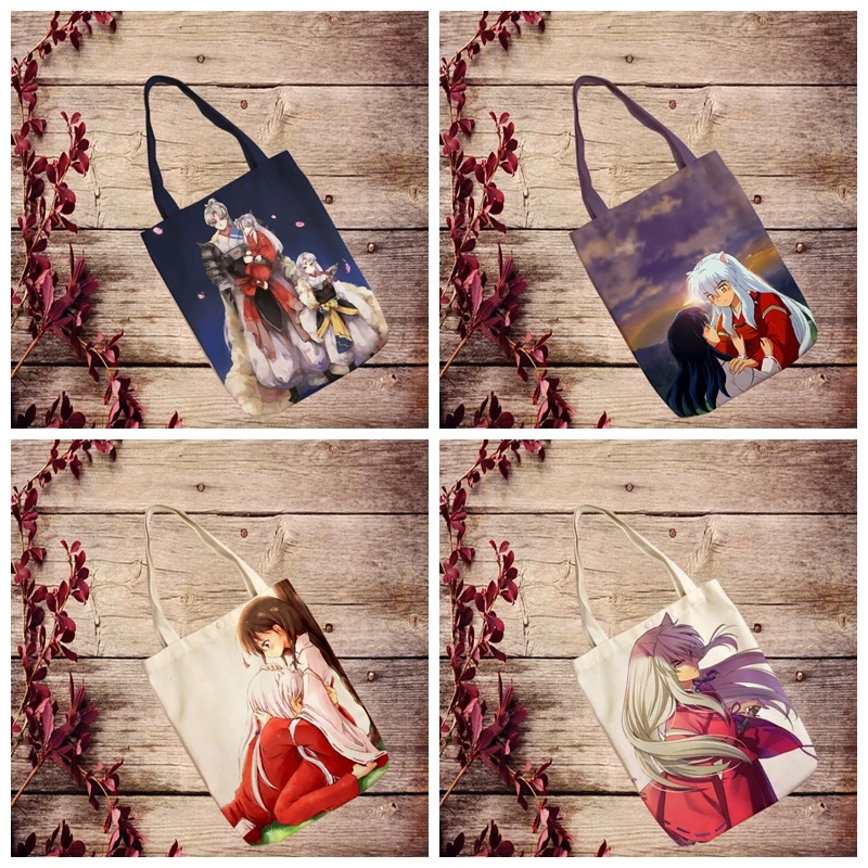 IVYYE Inuyasha Style Fashion Anime Foldable Canvas Shopping Bag Casual Shoulder Bags Customized Tote Handbag Lady Girls New
IVYYE Inuyasha Style Fashion Anime Foldable Canvas Shopping Bag Casual Shoulder Bags Customized Tote Handbag Lady Girls New