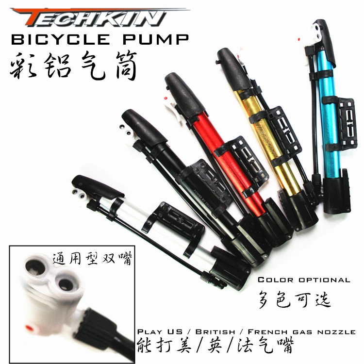 Factory production 20221 techkin portable bike pump British / American French-valve aluminum folding multifunction pump
Factory production 20221 techkin portable bike pump British / American French-valve aluminum folding multifunction pump