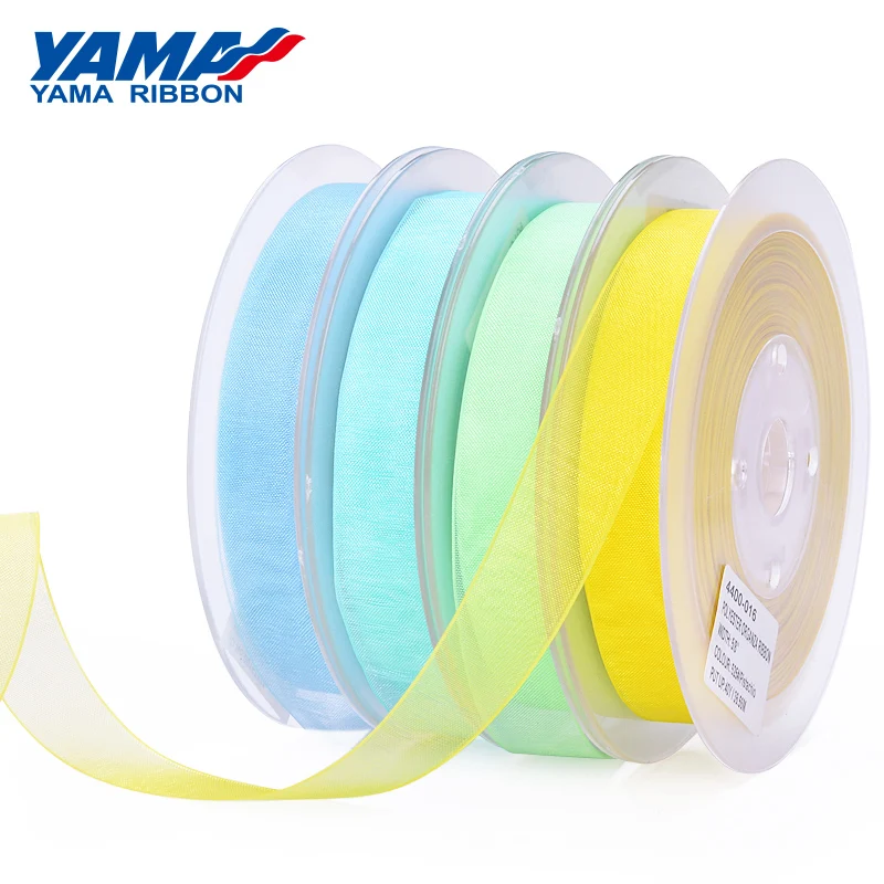 YAMA 9 13 16 19 mm for Packing Wedding Decoration 200yards Ribbons Green Yellow Brown Solid Color Sheer Organza Silk Ribbon
YAMA 9 13 16 19 mm for Packing Wedding Decoration 200yards Ribbons Green Yellow Brown Solid Color Sheer Organza Silk Ribbon