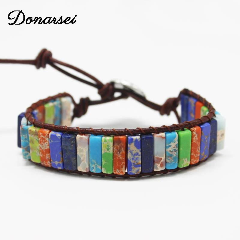 Donarsei Unisex Handmade Colorful Beaded 7 Chakra Bracelet Bohemian Leather Natural Stone Adjustable Wrap Bracelet Party
Donarsei Unisex Handmade Colorful Beaded 7 Chakra Bracelet Bohemian Leather Natural Stone Adjustable Wrap Bracelet Party
