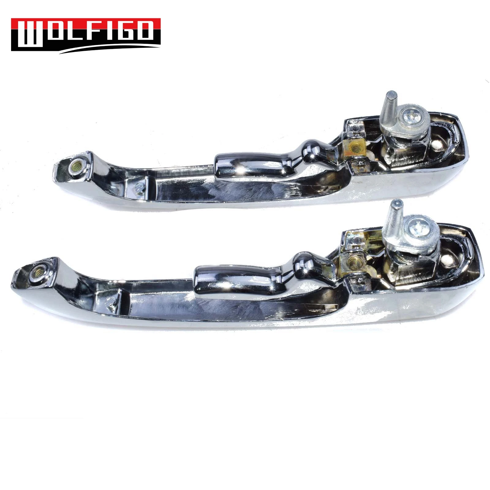 VW BUS TYPE 2 69-79 THING OUTER DOOR HANDLE PAIR KEYED ALIKE 211898205N////10