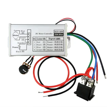 12V 24V 36V 48V DC 20A DC Motor Speed Controller pulse width modulation PWM Reserve with Metal Shell w/ switch CVT Speed control
12V 24V 36V 48V DC 20A DC Motor Speed Controller pulse width modulation PWM Reserve with Metal Shell w/ switch CVT Speed control