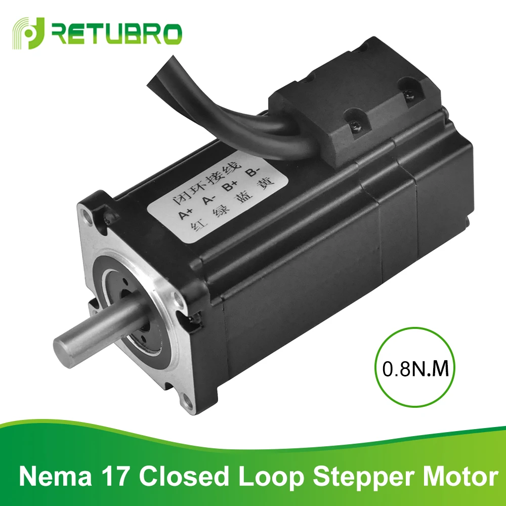 Easy Servo Stepper Motor 42A08EC 42mm flange 0.8NM 2.8A 8mm shaft diameter closed loop Nema 17 Stepper Motor
Easy Servo Stepper Motor 42A08EC 42mm flange 0.8NM 2.8A 8mm shaft diameter closed loop Nema 17 Stepper Motor