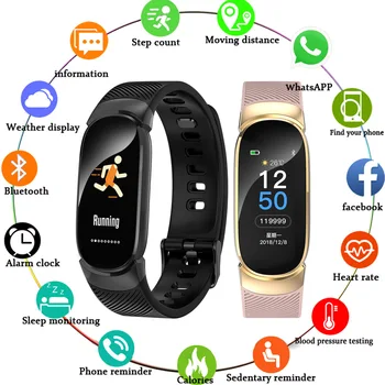 Sport Smart Bracelet Women Men Waterproof Smart Watch Heart Rate Blood Pressure Pedometer Smart Wristband For Android IOS
Sport Smart Bracelet Women Men Waterproof Smart Watch Heart Rate Blood Pressure Pedometer Smart Wristband For Android IOS