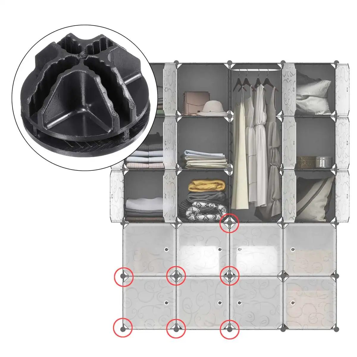 Durable Connectors DIY Combined Cube Storage Locker Cabinet Shelves Connectors Clasp Clip Modular Organizer Closet Clips
Durable Connectors DIY Combined Cube Storage Locker Cabinet Shelves Connectors Clasp Clip Modular Organizer Closet Clips