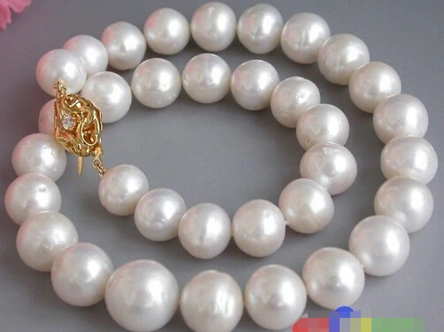 FREE SHIPPINGP2886 HUGE REAL 17" 14mm ROUND white FRESHWATER PEARL NECKLACE
FREE SHIPPINGP2886 HUGE REAL 17" 14mm ROUND white FRESHWATER PEARL NECKLACE