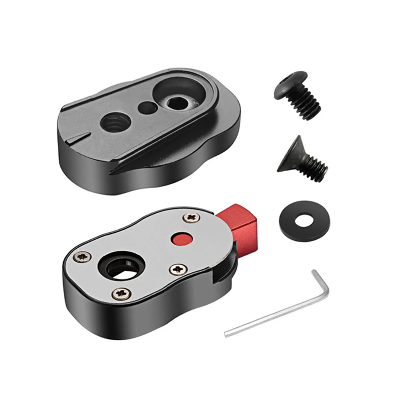 Aluminum and Steel Mini Quick Release Plate for any Tripod Articulated Arm Mount and Other Video Monitors with 1/4-inch thread
Aluminum and Steel Mini Quick Release Plate for any Tripod Articulated Arm Mount and Other Video Monitors with 1/4-inch thread