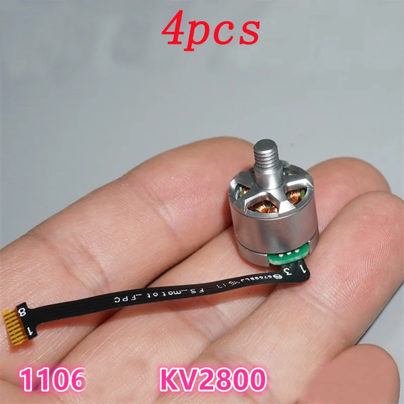 4pcs 1106 2800KV Outrunner Brushless FPV Racing Motor w/ 4mm Thread Shaft for DIY RC Model Airplane Micro Mini Outer-rotor Motor
4pcs 1106 2800KV Outrunner Brushless FPV Racing Motor w/ 4mm Thread Shaft for DIY RC Model Airplane Micro Mini Outer-rotor Motor